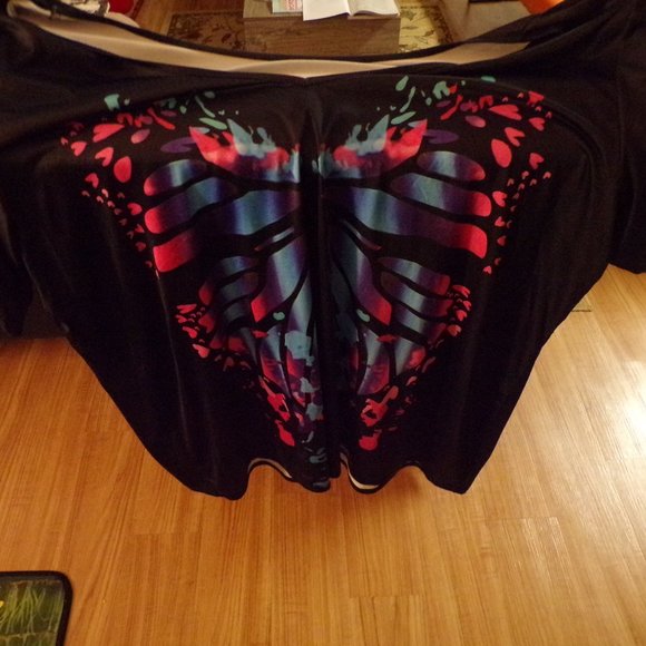 Woman Within Tops - BUTTERFLY SHIRT VERY VERY PRETTY
